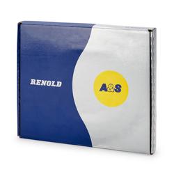 AR12B2 rullaketju, Renold A&S 2-riv, 5m laatikko, sis.26I liitoslenkin A+S rullaketju DIN