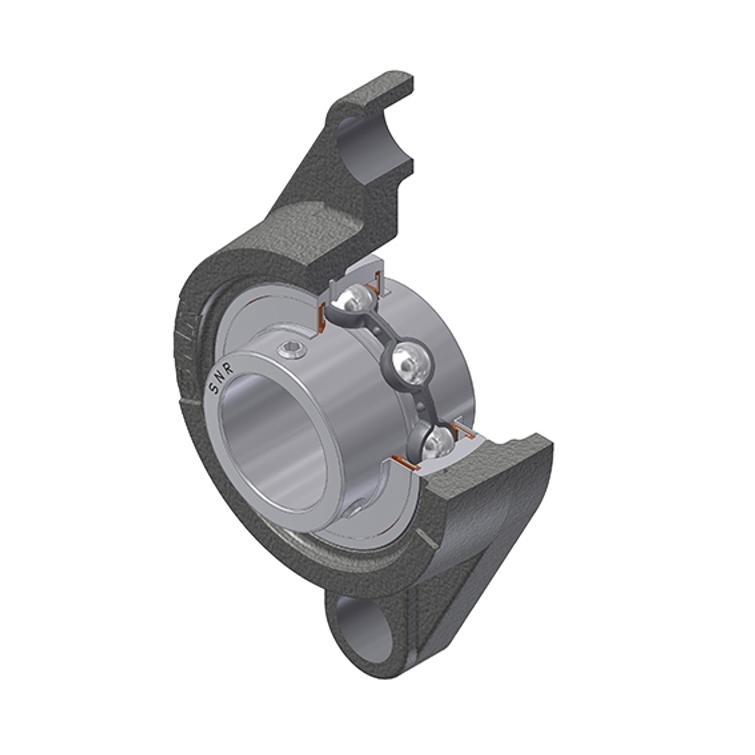 SUCFL 209 N SNR Laippalaakeriyksikkö, ruostumaton