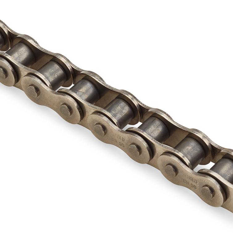 08B1SS rullaketju, Renold SS 1-riv, 5m laatikko, sis.26I liitoslenkin Stainless Steel rullaketju DIN